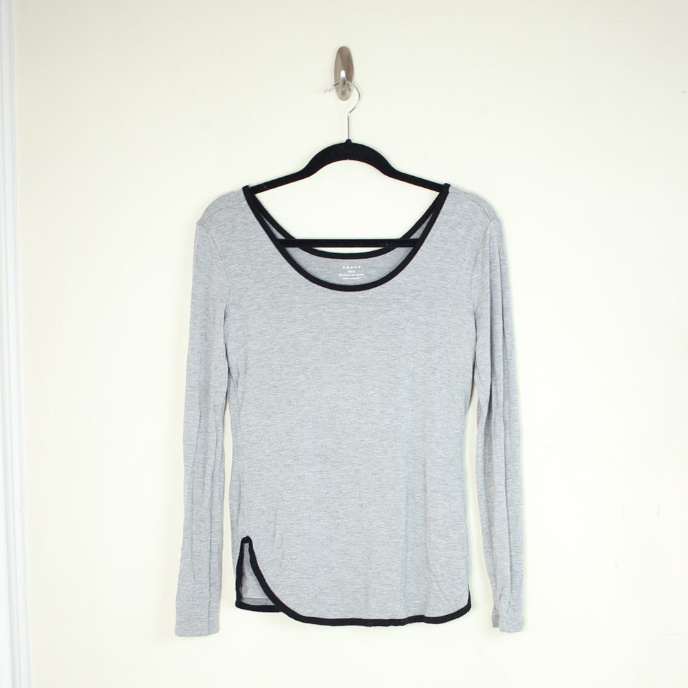 Grace long sleeve gray T-shirt